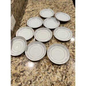 Mikasa Fine China - Deborah 8291 Pattern - 10 Saucers